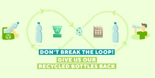 article polyester recyclé loom give us our bottles back (1)