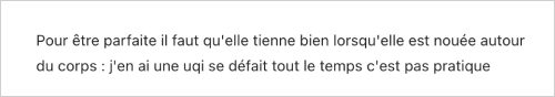 réponse questionnaire serviette de bain 2